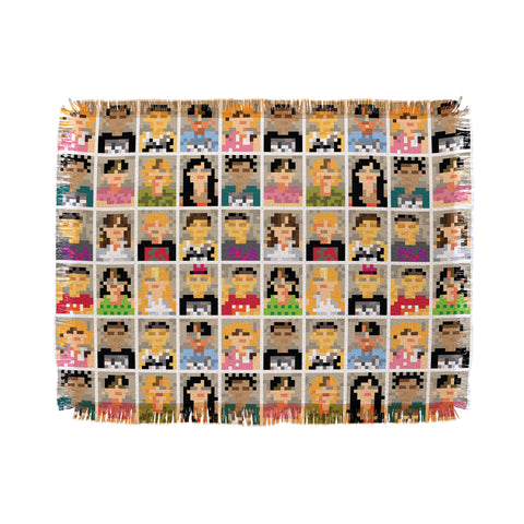 Raven Jumpo Anonymous Throw Blanket