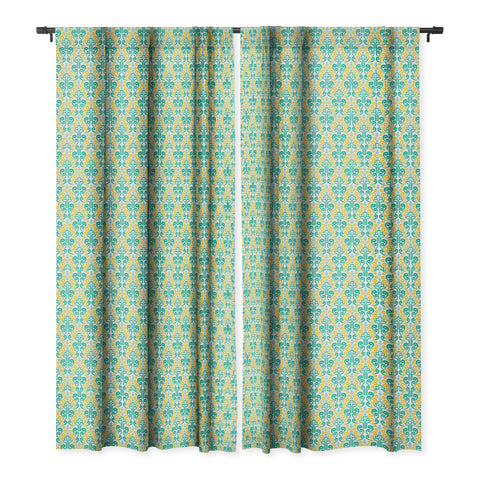 Raven Jumpo Breezy Damask Blackout Window Curtain