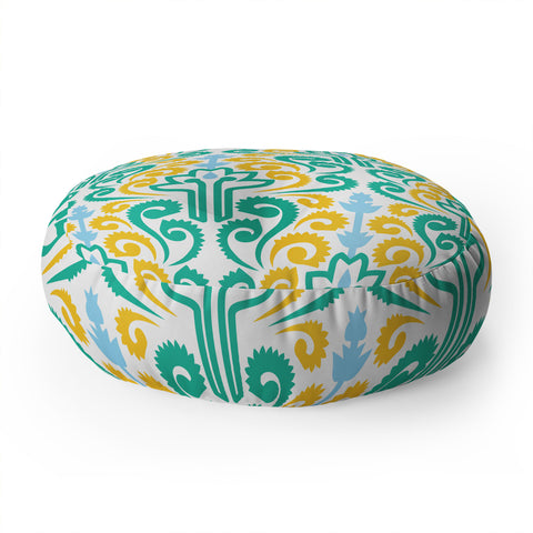 Raven Jumpo Breezy Damask Floor Pillow Round