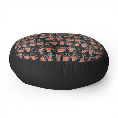 Raven Jumpo Drinking Mugs Floor Pillow Round