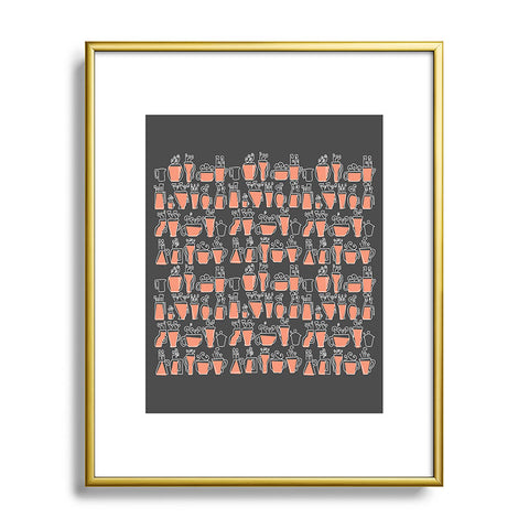 Raven Jumpo Drinking Mugs Metal Framed Art Print