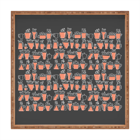 Raven Jumpo Drinking Mugs Square Tray