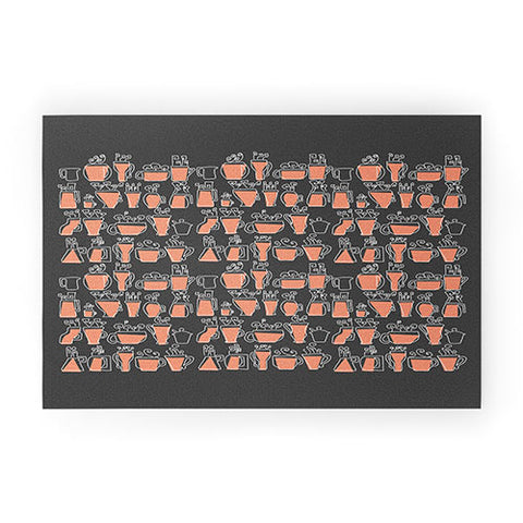 Raven Jumpo Drinking Mugs Welcome Mat