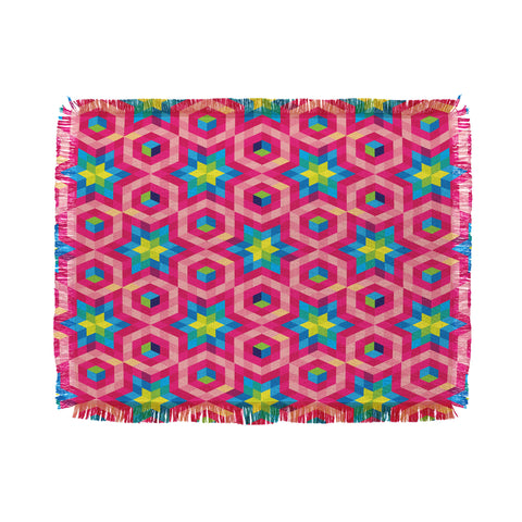 Raven Jumpo Facets Throw Blanket