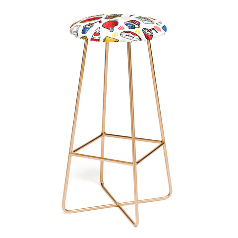Raven Jumpo Food Fair Bar Stool