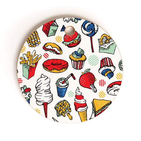 Raven Jumpo Food Fair Cutting Board Round