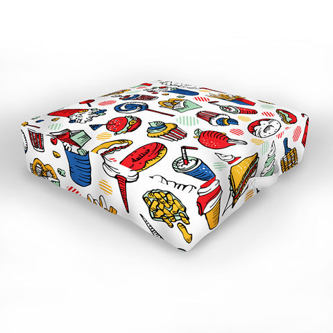 Raven Jumpo Food Fair Outdoor Floor Cushion