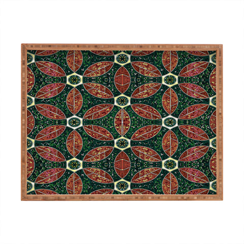Raven Jumpo Jade Mosaic Rectangular Tray