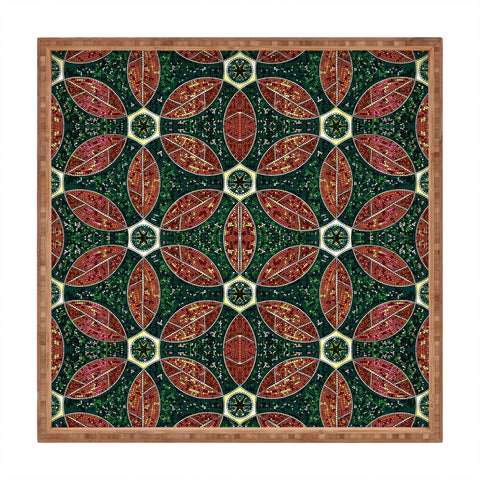 Raven Jumpo Jade Mosaic Square Tray