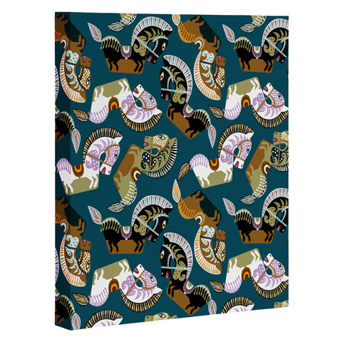 Raven Jumpo Kuda Kepang Art Canvas