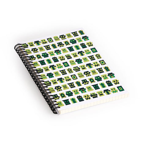 Raven Jumpo Metal Mugshots Mint Spiral Notebook