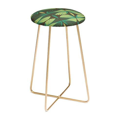 Raven Jumpo Mod Fronds Counter Stool