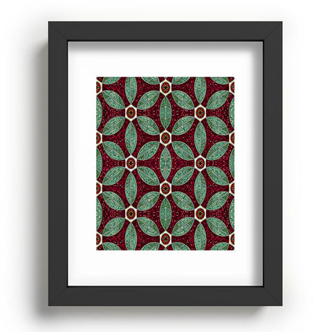 Raven Jumpo Pomegranate Mosaic Recessed Framing Rectangle