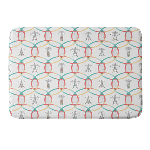 Raven Jumpo Pylons Memory Foam Bath Mat