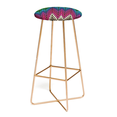 Raven Jumpo Rainbow Ikat Bar Stool