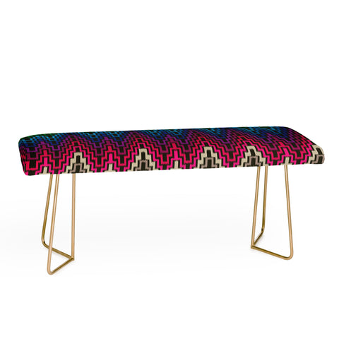 Raven Jumpo Rainbow Ikat Bench