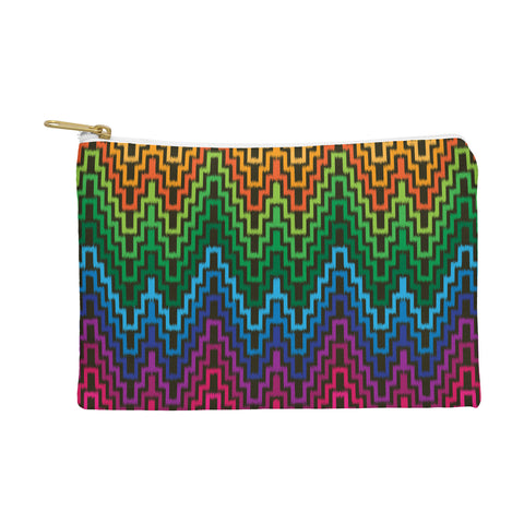Raven Jumpo Rainbow Ikat Pouch