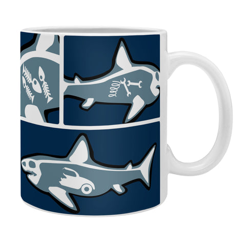 Raven Jumpo Shark X Ray Coffee Mug