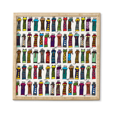 Raven Jumpo Slithery Socks Framed Wall Art