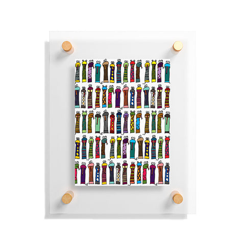 Raven Jumpo Slithery Socks Floating Acrylic Print