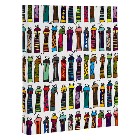 Raven Jumpo Slithery Socks Art Canvas