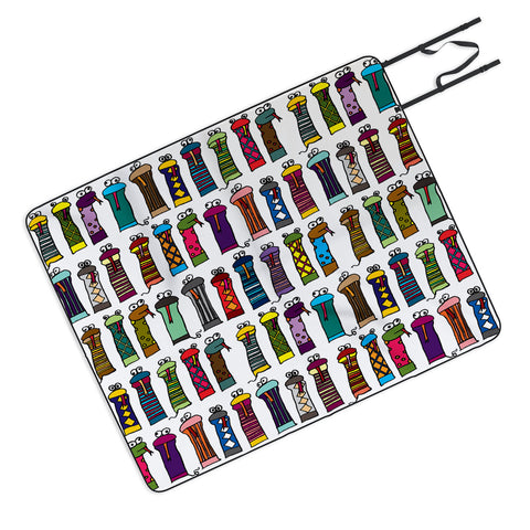 Raven Jumpo Slithery Socks Picnic Blanket