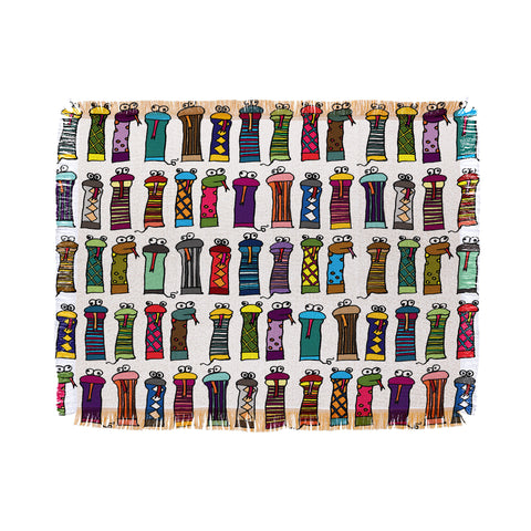 Raven Jumpo Slithery Socks Throw Blanket