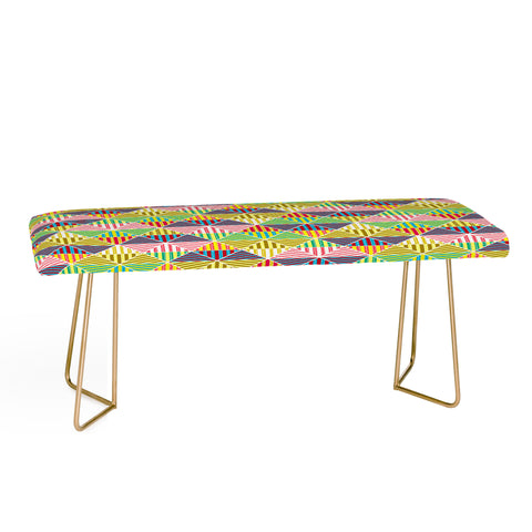 Raven Jumpo Stripey Triangles Bench