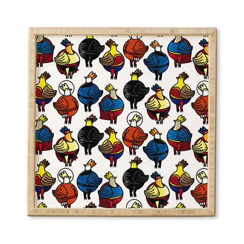 Raven Jumpo Super Chicks Framed Wall Art