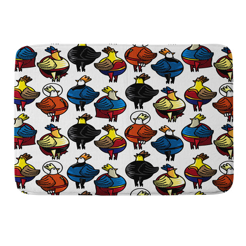 Raven Jumpo Super Chicks Memory Foam Bath Mat