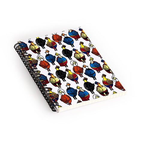 Raven Jumpo Super Chicks Spiral Notebook
