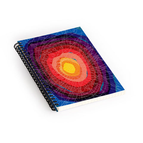 Raven Jumpo Tie Die Madness Spiral Notebook
