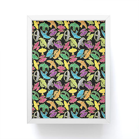 Raven Jumpo Wow Wau Framed Mini Art Print