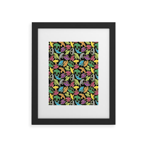 Raven Jumpo Wow Wau Framed Art Print