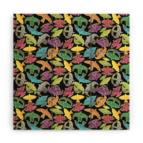 Raven Jumpo Wow Wau Wood Wall Mural