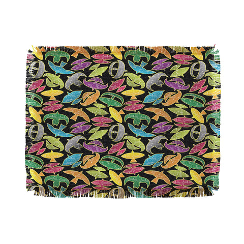 Raven Jumpo Wow Wau Throw Blanket