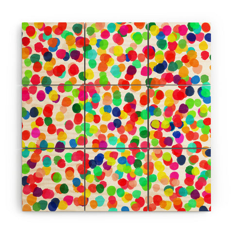 Rebecca Allen A Celebration 1 Wood Wall Mural