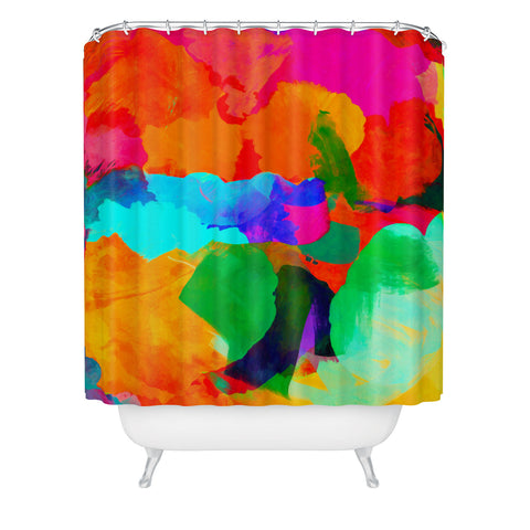 Rebecca Allen A Great Calm Shower Curtain
