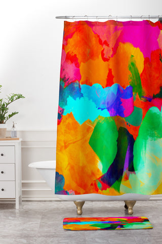 Rebecca Allen A Great Calm Shower Curtain And Mat