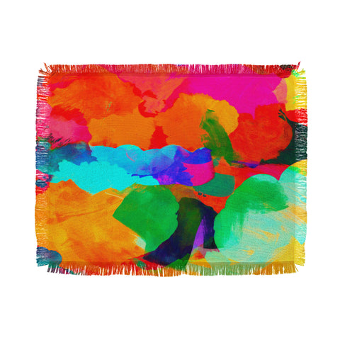 Rebecca Allen A Great Calm Throw Blanket