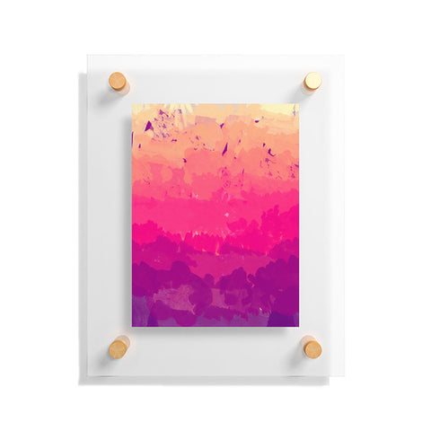 Rebecca Allen A Study In Purple Floating Acrylic Print