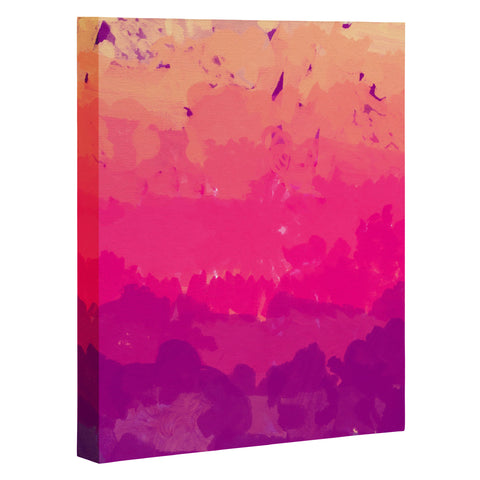 Rebecca Allen A Study In Purple Art Canvas