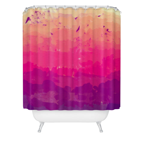 Rebecca Allen A Study In Purple Shower Curtain