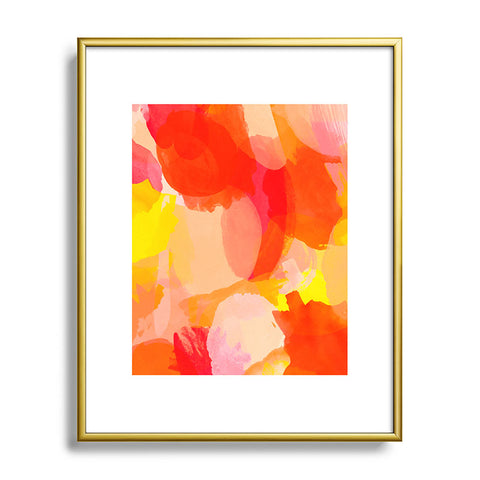 Rebecca Allen A Sunset Metal Framed Art Print
