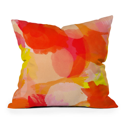 Rebecca Allen A Sunset Throw Pillow