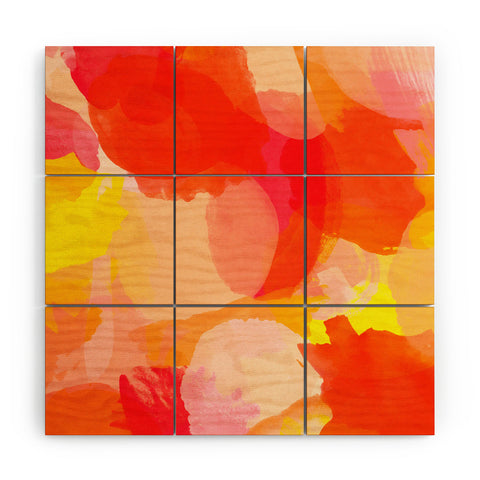 Rebecca Allen A Sunset Wood Wall Mural