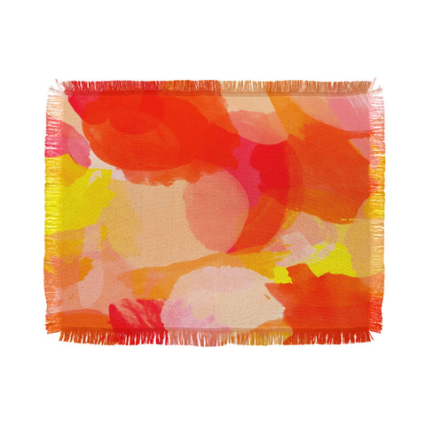 Rebecca Allen A Sunset Throw Blanket