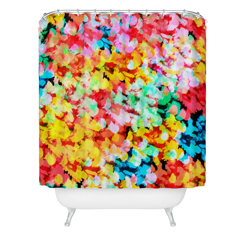 Rebecca Allen A Watered Garden Shower Curtain