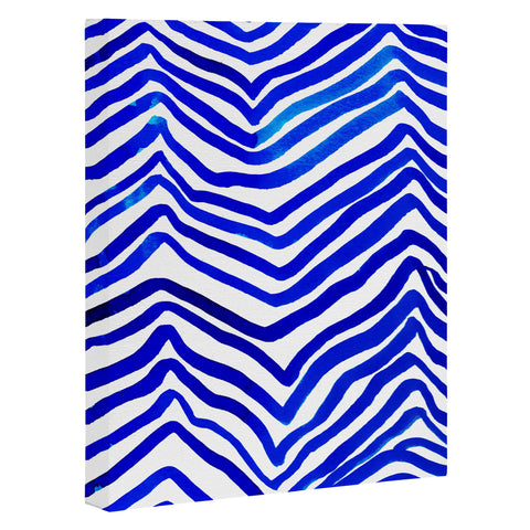 Rebecca Allen A Zebra In Crete Art Canvas