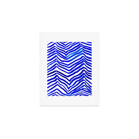 Rebecca Allen A Zebra In Crete Art Print